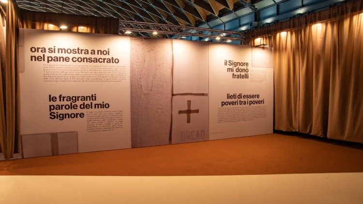 The exhibition on the life of Saint Francis in Assisi.