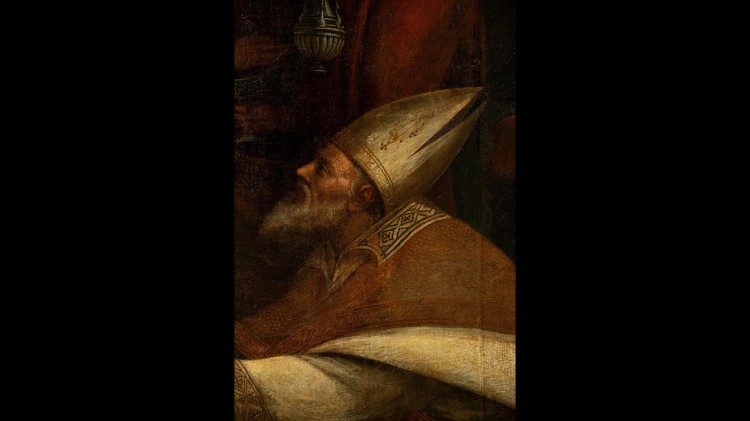 Il detaglio della figura di Sant'Ermacora