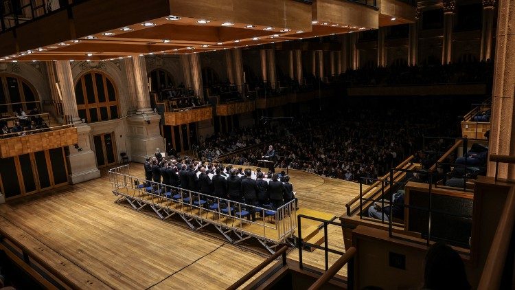 Foi o último concerto da Capela Sistina no Brasil após turnê de 15 dias (ph. OnPlay Cultural)