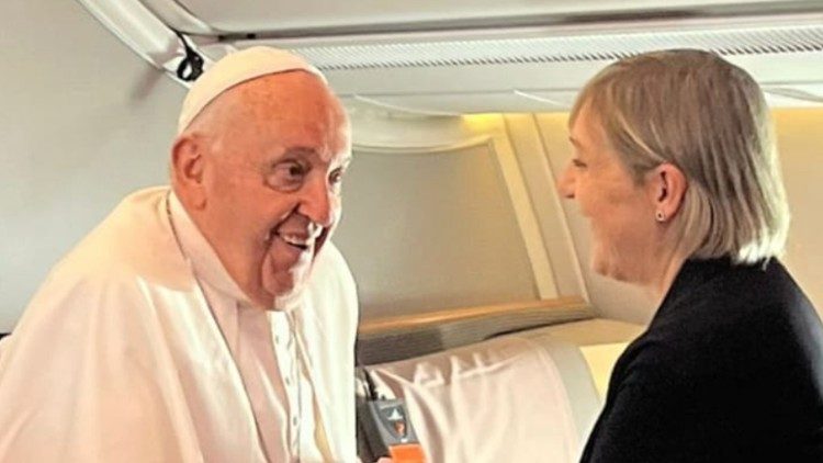 Orietta Ferretti e Papa Francesco