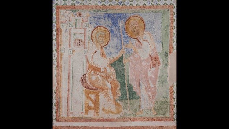 Cripta degli Affreschi, Basilica di Aquileia, Storie di Marco. Courtesy  Fondazione So.Co.Ba. &copy; V. Makovac