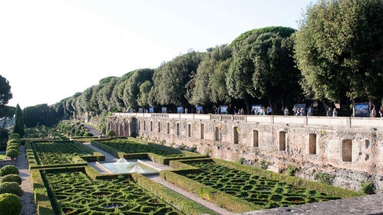 New photography exhibit overlooks the 'Giardini Italiani' at Borgo Laudato si' in the Pontifical Gardens of Castel Gandolfo