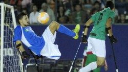 Arturo Mariani ai mondiali di Calcio Amputati in Messico nel 2014