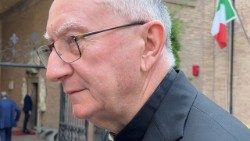 Il cardinale segretario di Stato Pietro Parolin a Palazzo Borromeo