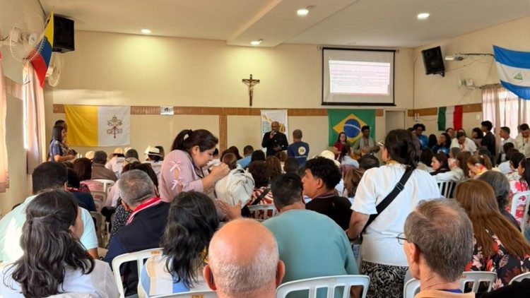 O encontro dos missionários em São Paulo (ph. Congregação dos Padres Monfortinos)