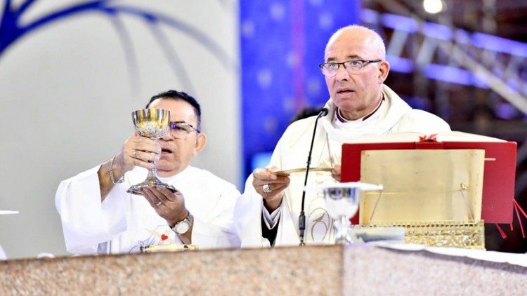 Dom Rui no Santuário Nacional de Aparecida, em São Paulo (ph. Santuário de Aparecida)