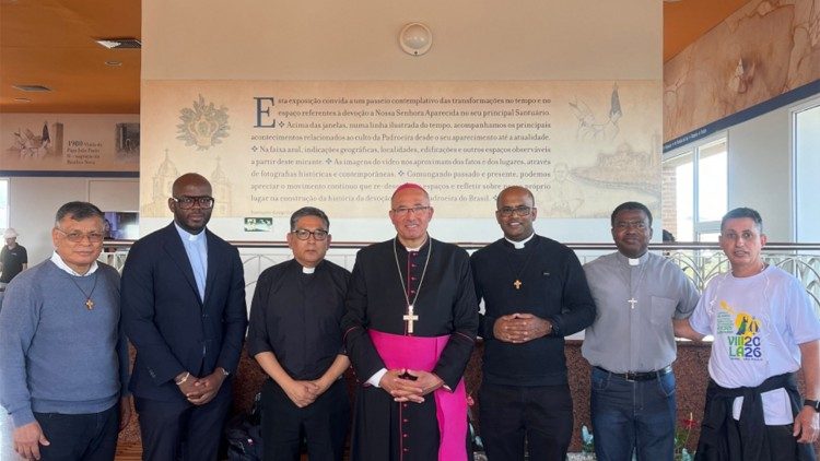 Dom Rui no Santuário Nacional de Aparecida, em São Paulo (ph. Congregação dos Padres Monfortinos)