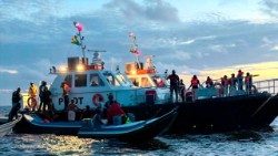 Ferry du Guyana.