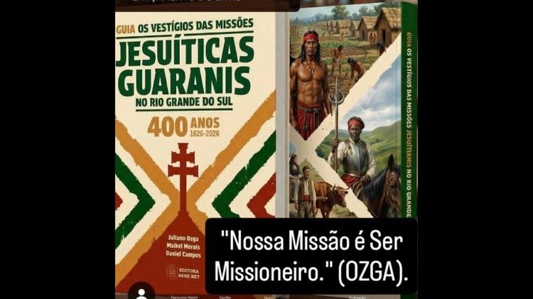 Capa do "Guia dos Vestígios das Missões Jesuíticas Guaranis no Rio Grande do Sul: 400 Anos (1626–2026)"