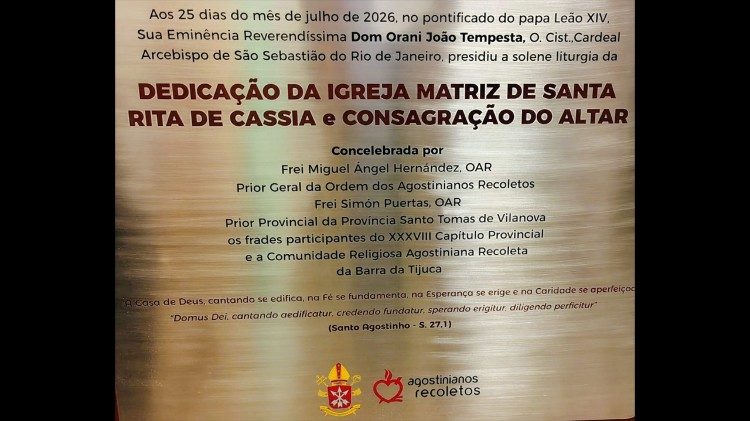 40&deg; anivers&aacute;rio da par&oacute;quia Santo Agostinho e Santa Rita de C&aacute;ssia na Barra da Tijuca 