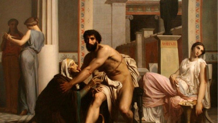  Ulises reconocido por Euriclea ( William-Adolphe Bouguereau, 1849)