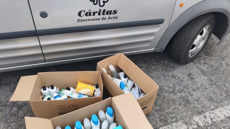 Productos b&aacute;sicos distribuidos por C&aacute;ritas
