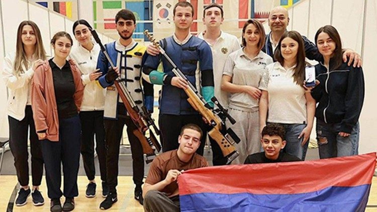 2026.07.29 Squadra armena di tiro a segno campione del mondo