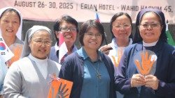 Sr Abby Avellino and some of the members of the Talitha Kum network