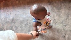 Uma criança da Casa de Acolhimento Bambaran, Guiné-Bissau