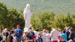 Statue der Jungfrau Maria im Wahlfahrtsort Medjugorje in Bosnien-Herzegowina (Archivbild)