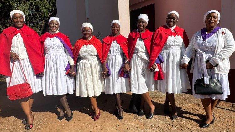 Members of the Most Sacred Heart of Jesus guild in the Diocese of o Hwange, Zimb