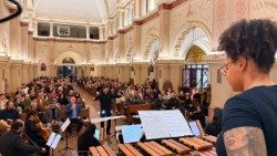 O concerto da Orquestra San Angel Custódio (OSAC) na Catedral Angelopolitana foi o evento conclusivo das XX Jornadas Internacionais sobre as Missões Jesuíticas (Foto: Prefeitura de Santo Ãngelo)
