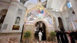 Le Pape Léon XIV à Assise lors de sa précédente visite le 20 novembre 2025.