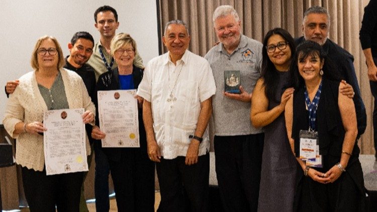 Des participants au congrès du Panama. 