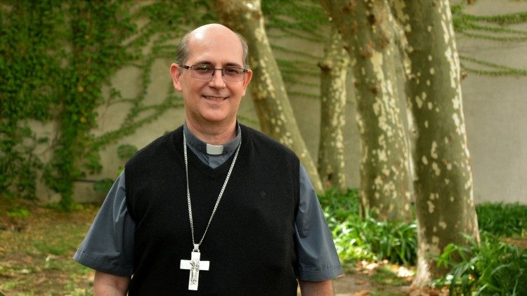 Monse&ntilde;or Milton Tr&oacute;ccoli, obispo de la di&oacute;cesis de Maldonado-Punta del Este-Minas y presidente de la Conferencia Episcopal Uruguaya (CEU)