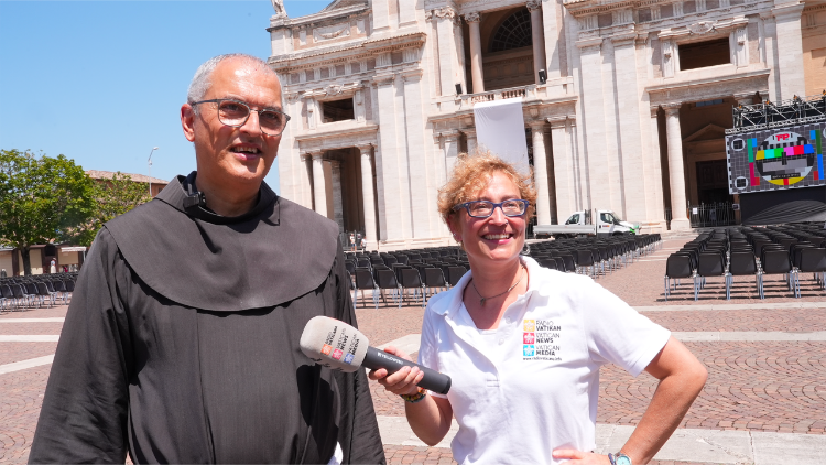 Bruder Massimo Fusarelli OFM, Generalminister des Franziskanerordens, im Interview mit Stefanie Stahlhofen von Radio Vatikan