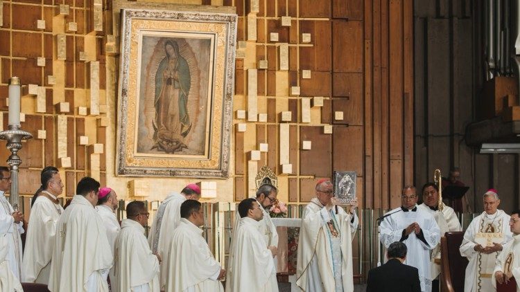 El cardenal Pietro Parolin en la Basílica de Nuestra Señora de Guadalupe  (Foto: ©️María Langarica)