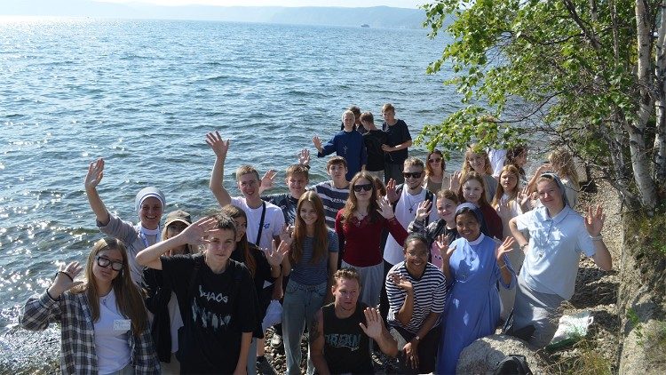 O dia no Lago Baikal