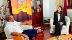 Bispo de Mindelo recebe a visita da Presidente da Assembleia Nacional cabo-verdiana