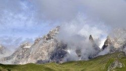 Una vista delle Dolomiti