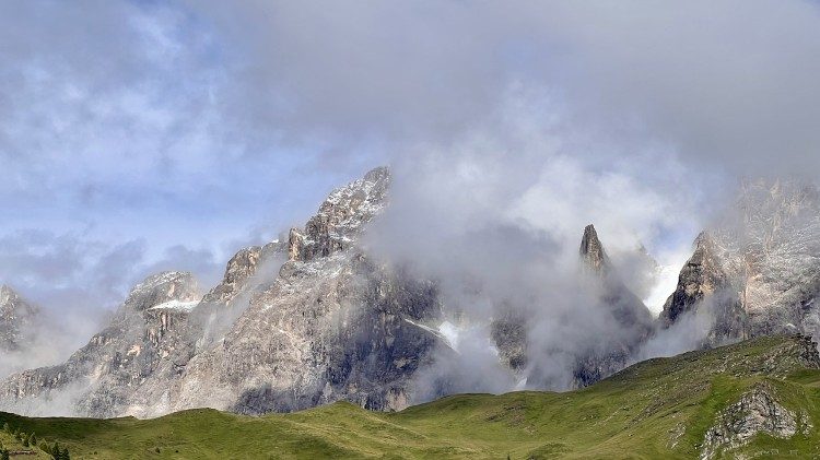 Una vista delle Dolomiti