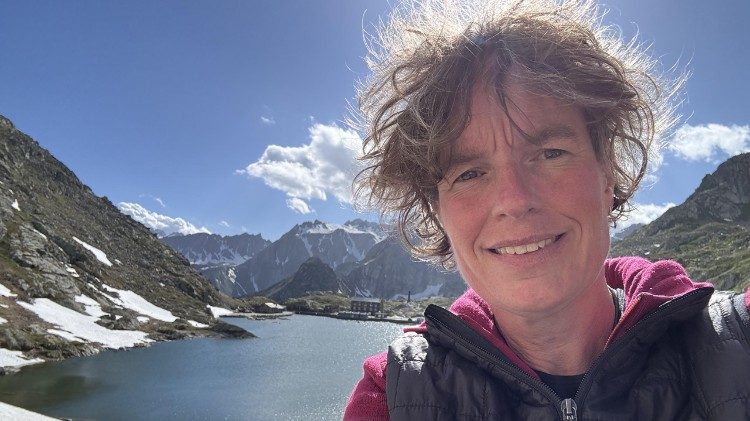 At Great St Bernard Pass, which sits high in the Pennine Alps directly on the border between Switzerland and Italy 