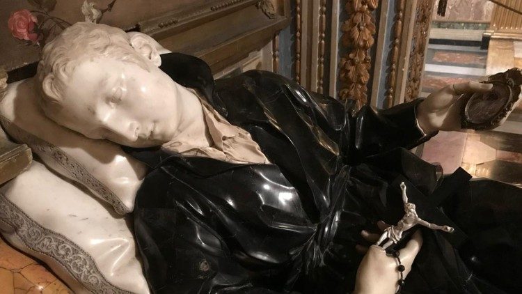 Gr&oacute;b św. Stanisława w kościele Sant’Andrea al Quirinale, arcydzieło sztuki barokowej Gian Lorenza Berniniego. 
