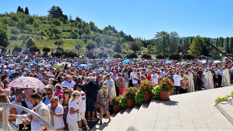 Vjerničko mnoštvo u Mariji Bistrici (Foto: TUZGN)