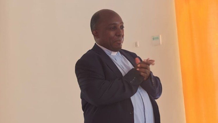 Father Imasiku Ngalama Mwanamulena IV, at the Livingstone Diocese Safeguarding workshop  5 of 38 assets   