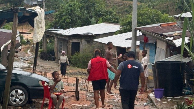 Agentes humanit&aacute;rios da Cesvi nas regi&otilde;es afetadas pelo terremoto na Col&ocirc;mbia