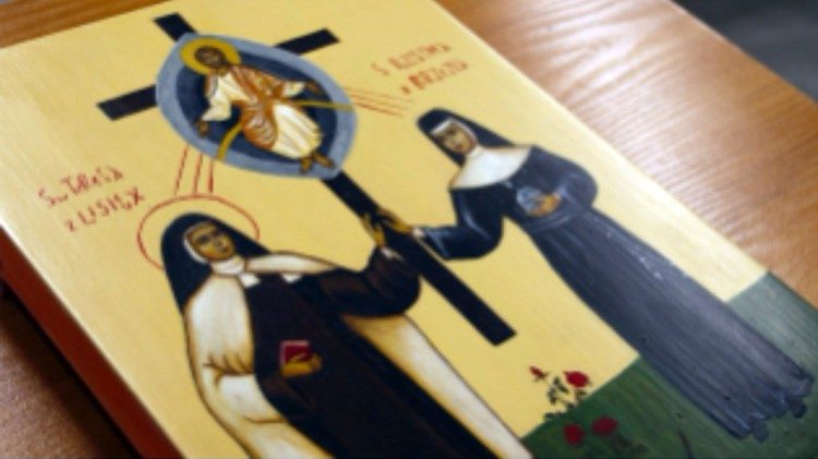Ikon Sr. Dulcissima dan Santa Teresa. 
