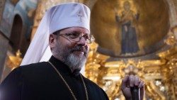 Գերեջանիկ Սվիաթոսլաւ Շեվչուք Քիեւի Սուրբ Սոֆիայի տաճարին մէջ