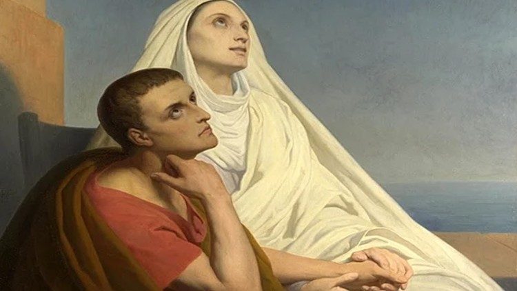 L'estasi di Ostia di santa Monica e sant'Agostino, dipinto di Ary Scheffer