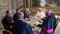 Le Pape et la Commission d'orientation et de surveillance de la Fondation Casa Sollievo della Sofferenza le 31 août 2026 à Castel Gandolfo.