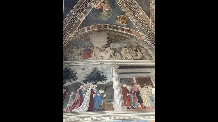 Freski Piero della Franceski w Bazylice św. Franciszka w Arezzo