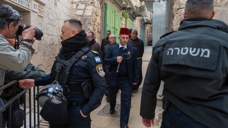 Prozession durch Jerusalem