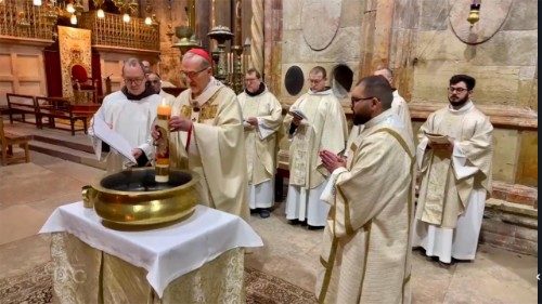 Pasqua al Santo Sepolcro, Pizzaballa: la Parola di Dio pi&ugrave; forte di ogni silenzio