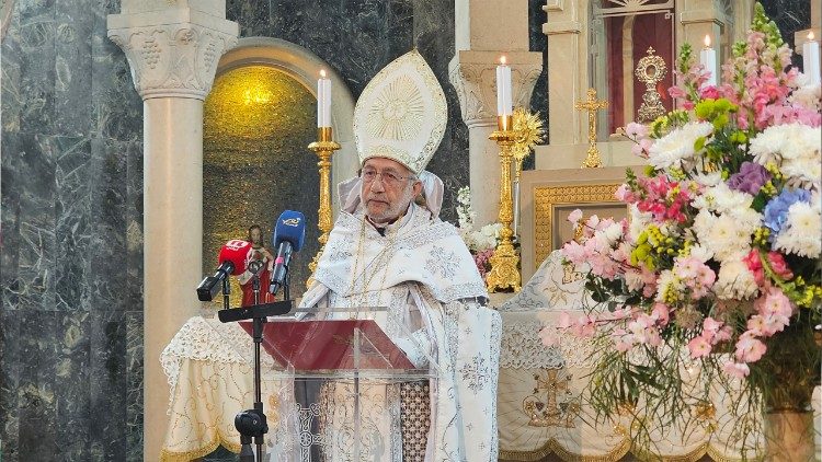 عظة البطريرك روفائيل بدروس الحادي والعشرون ميناسيان في قداس أحد القيامة