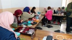 Un curso para mujeres en el Centro de Acogida y Amistad de las Hermanas Misioneras Agustinas en Bab El Oued, Argel.