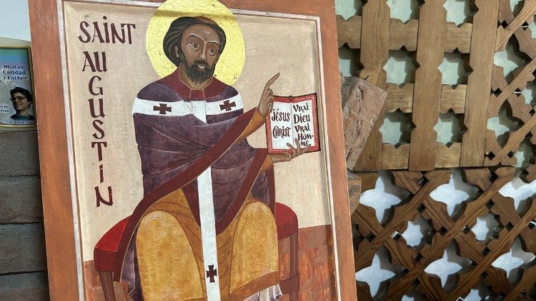 Ikone des hl. Augustinus in der Kapelle des Frauenzentrums von Bab El-Oued