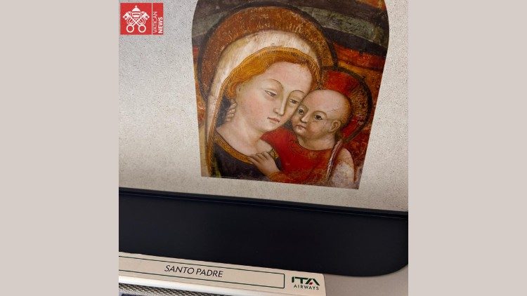 Miejsce Ojca Świętego w samolocie