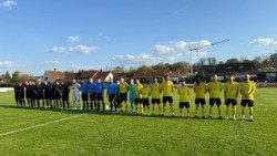 Benefizspiel in Dillingen mit der vatikanischen Nationalmannschaft