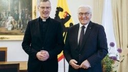 Bundespräsident Frank-Walter Steinmeier empfängt Bischof Wilmer zum Antrittsbesuch 