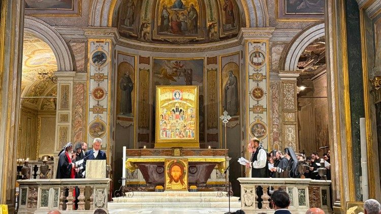 La celebrazione ecumenica per la pace a Roma